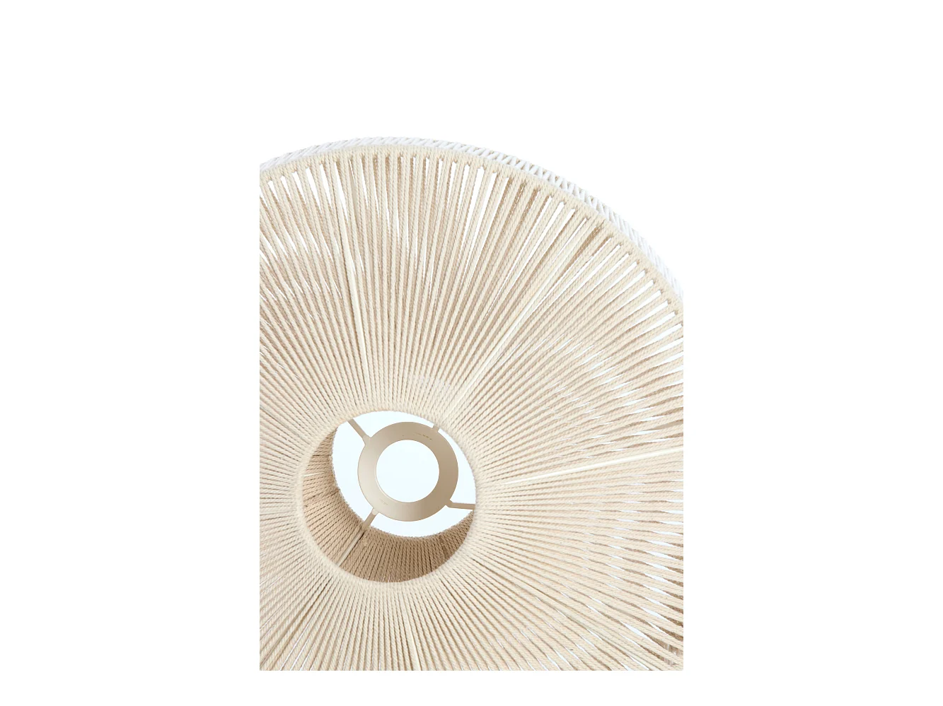 Abat-jour BILJANA - Ø43x20cm - Blanc