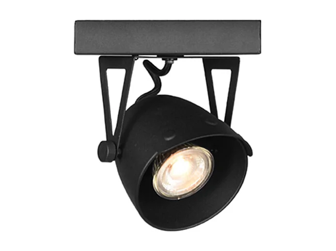 Spot Cap led - Schwarz - Metall - 1 Licht