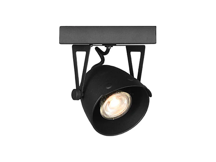 Spot LED - Noir - Métal - 1 lumière