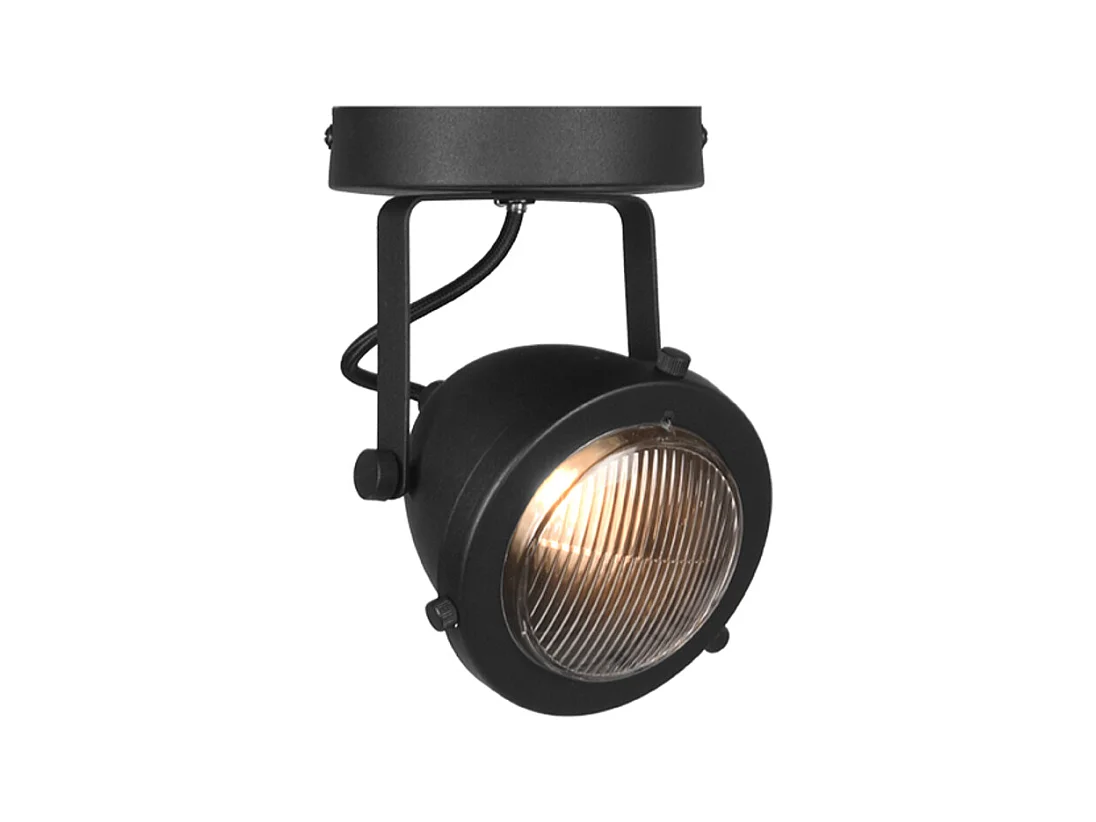 Spot Moto LED - Noir - Métal - 1 Feu