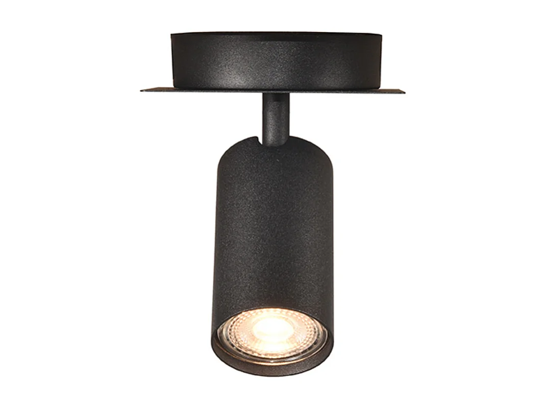 Spot Ferroli 1 lumière 15x10x15 cm - Noir - Métal