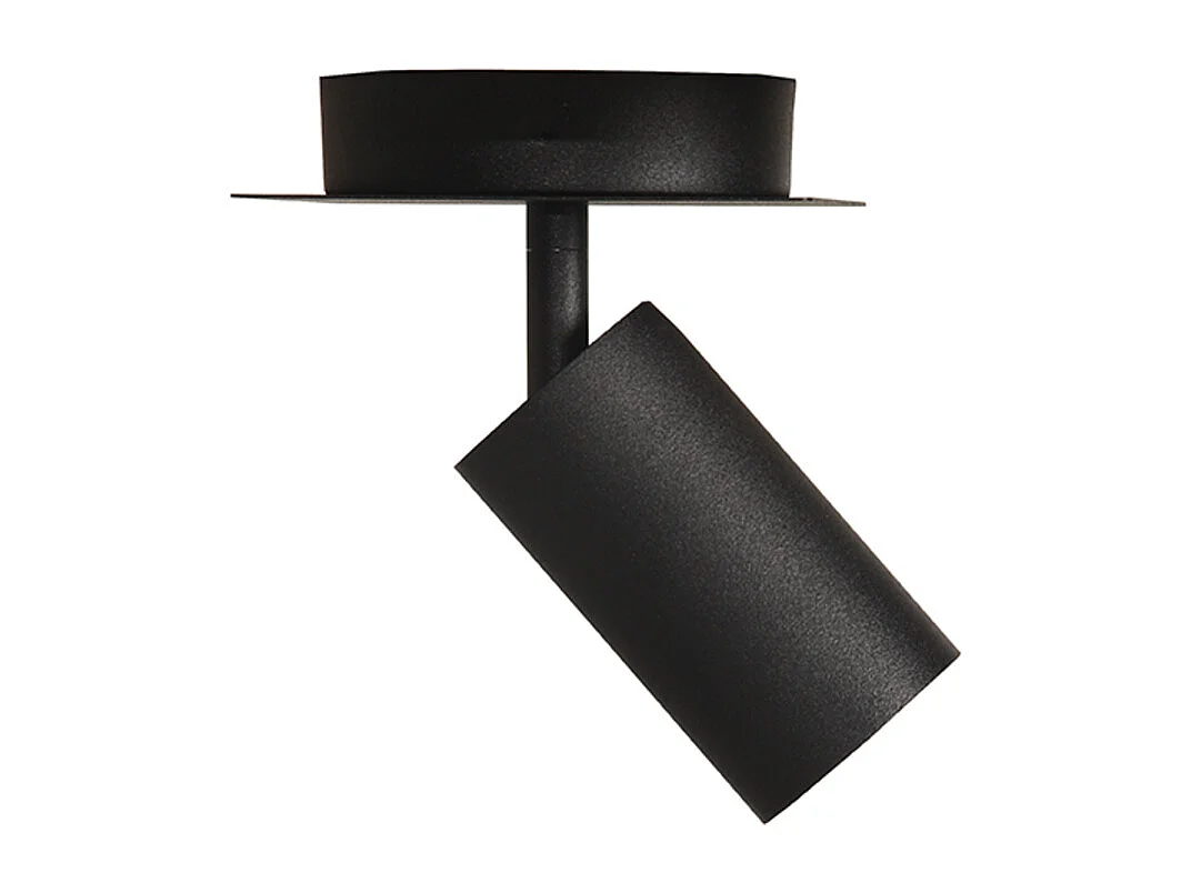 Spot Ferroli 1 lumière 15x10x15 cm - Noir - Métal