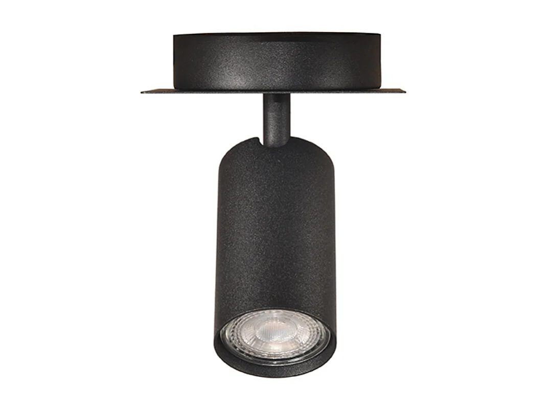 Spot Ferroli 1 lumière 15x10x15 cm - Noir - Métal