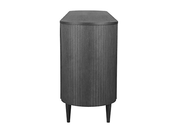 Buffet Oliva - Noir - Chêne - 220 cm