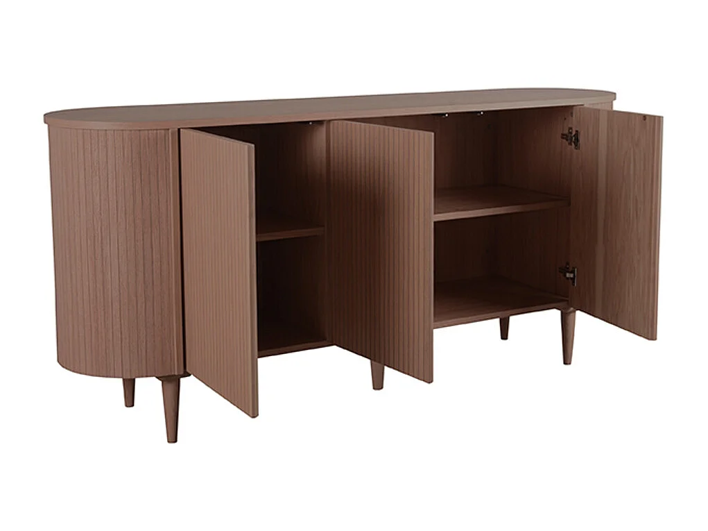 Buffet Oliva - Noyer - Chêne - 180 cm
