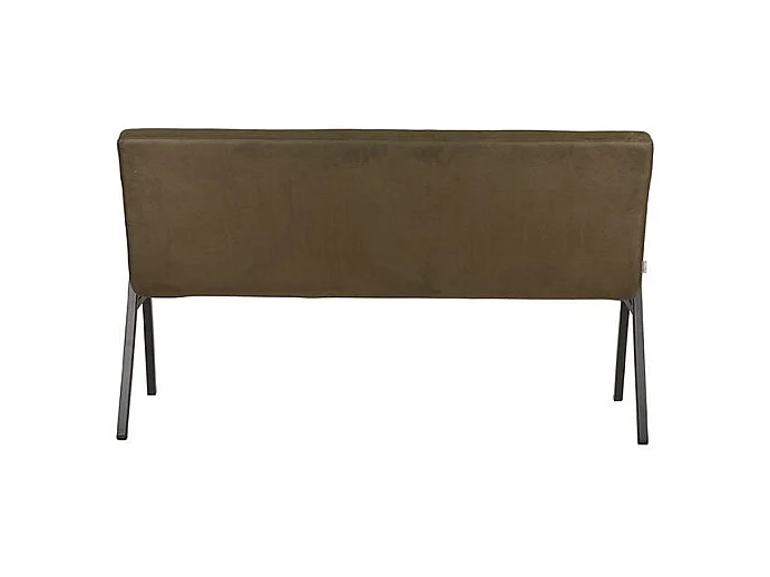 Canapé de salle à manger Matz - Vert armée - Microfibre - 145 cm