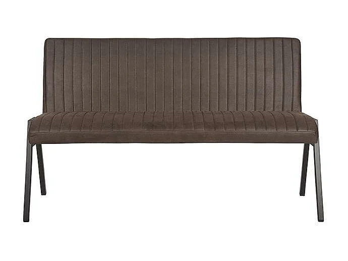 Esszimmerbank Matz - Anthrazit - Mikrofaser - 145 cm