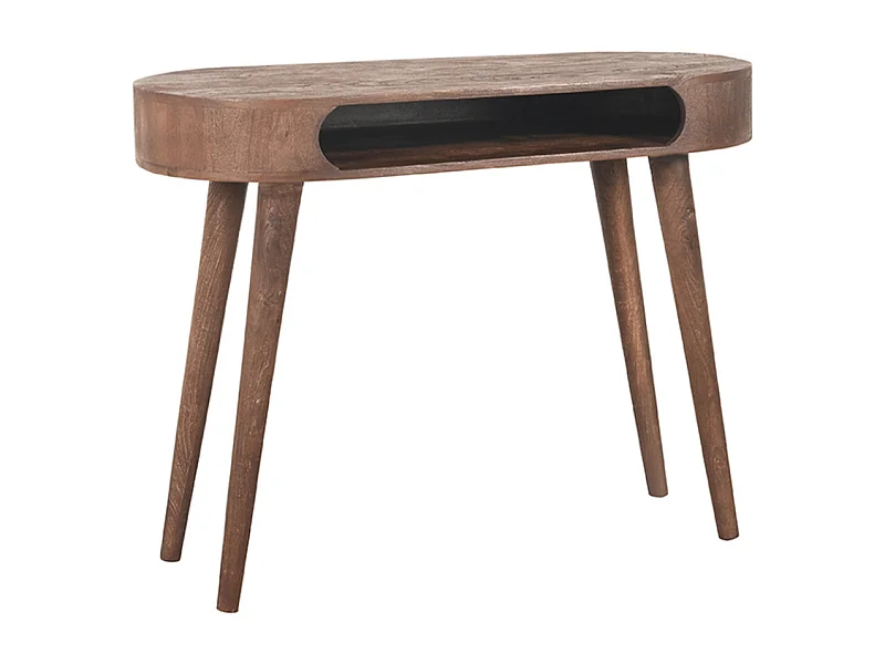 Bella Schreibtisch - Braun - Mangoholz