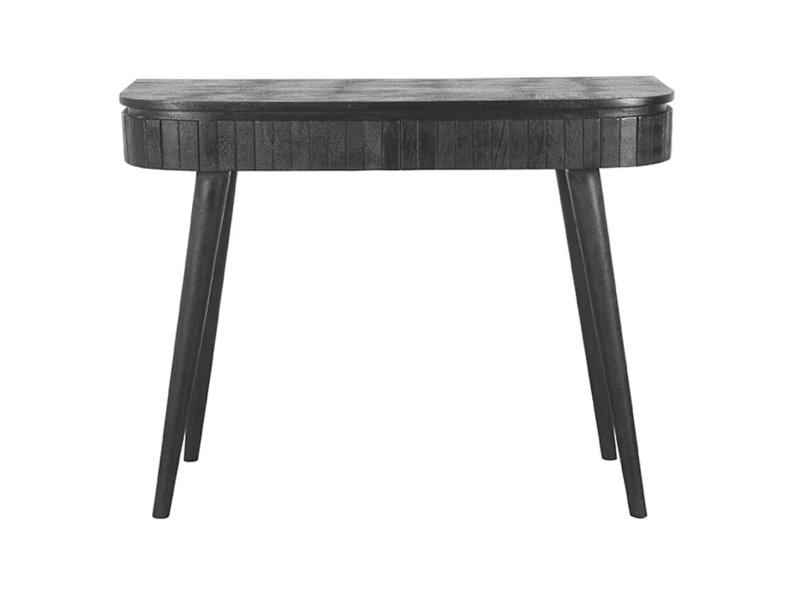 Bureau Nils - Noir - Bois de manguier - 100 cm