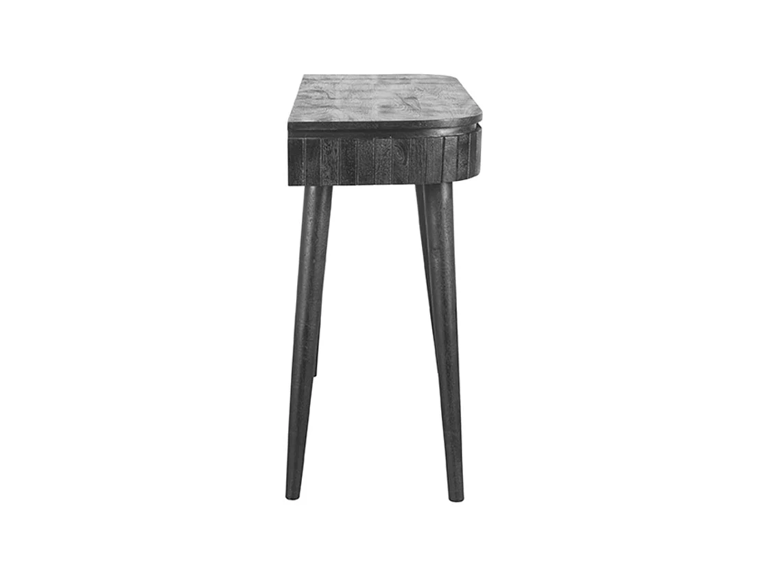 Bureau Nils - Noir - Bois de manguier - 100 cm