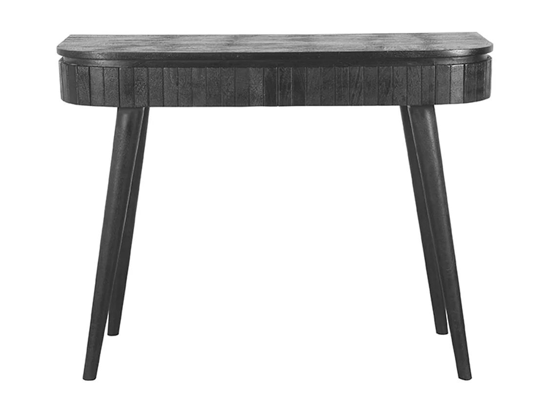 Bureau Nils - Noir - Bois de manguier - 100 cm