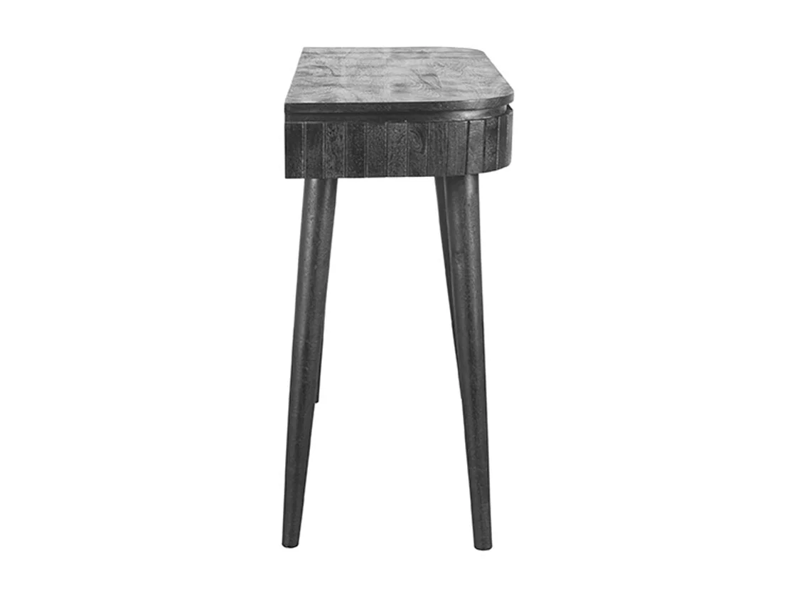 Bureau Nils - Noir - Bois de manguier - 100 cm