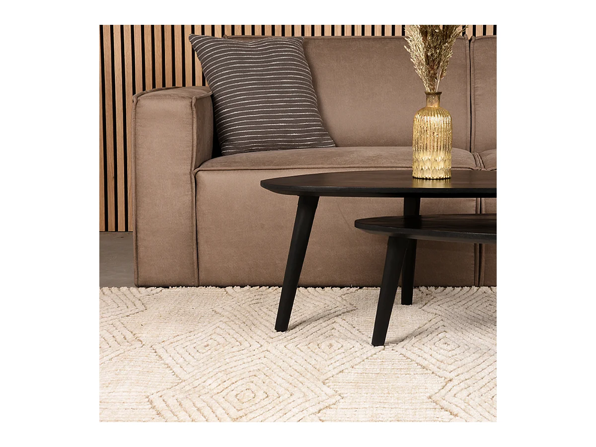 Tapis Cosy - Taupe - Synthétique - 200x300 cm