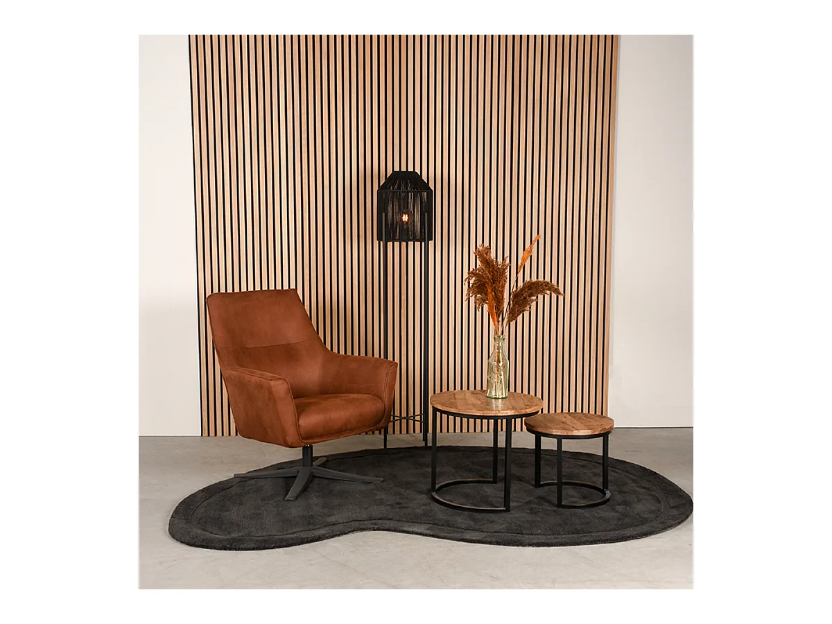 Vloerkleden Mody - Antraciet - Synthetisch - 200x300 cm