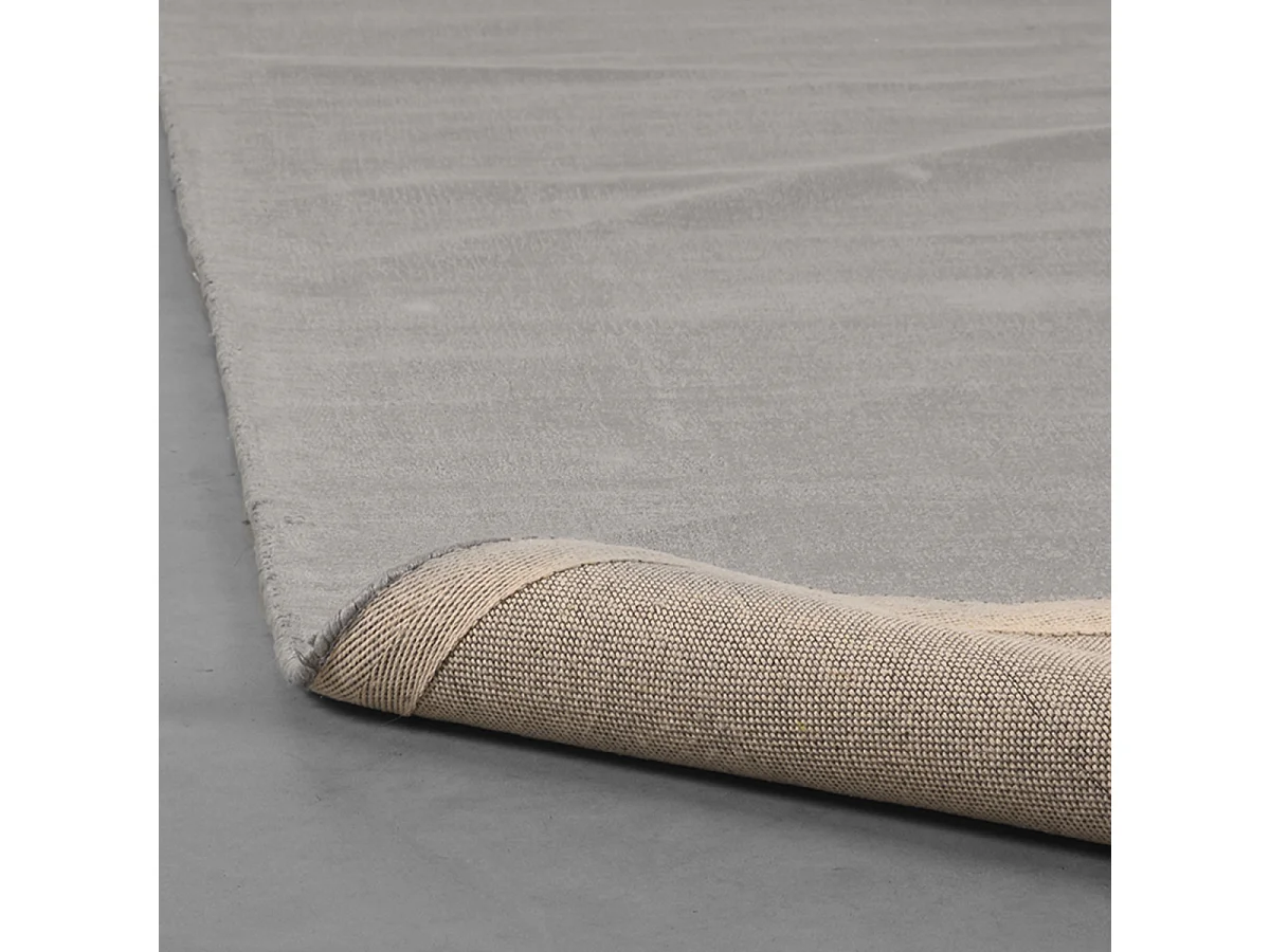 Tapis Velvy - Gris - Synthétique - 160x230cm
