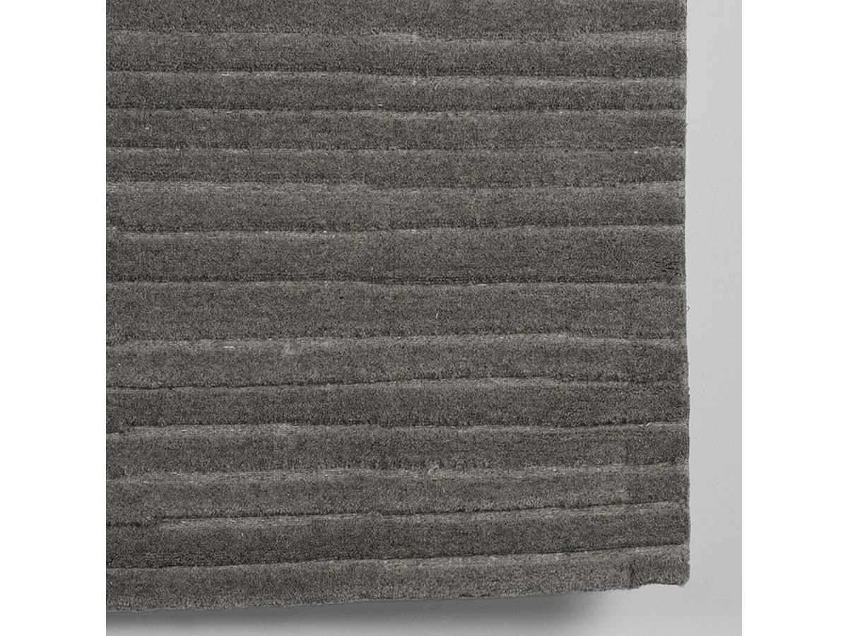 Tapis Luxy - Anthracite - Laine - 200x300 cm