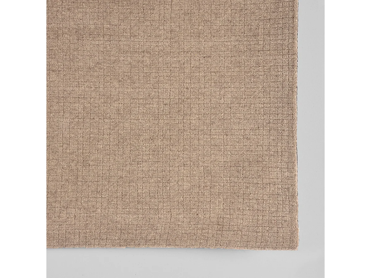 Vloerkleden Wolly - Taupe - Wol - 160x230 cm