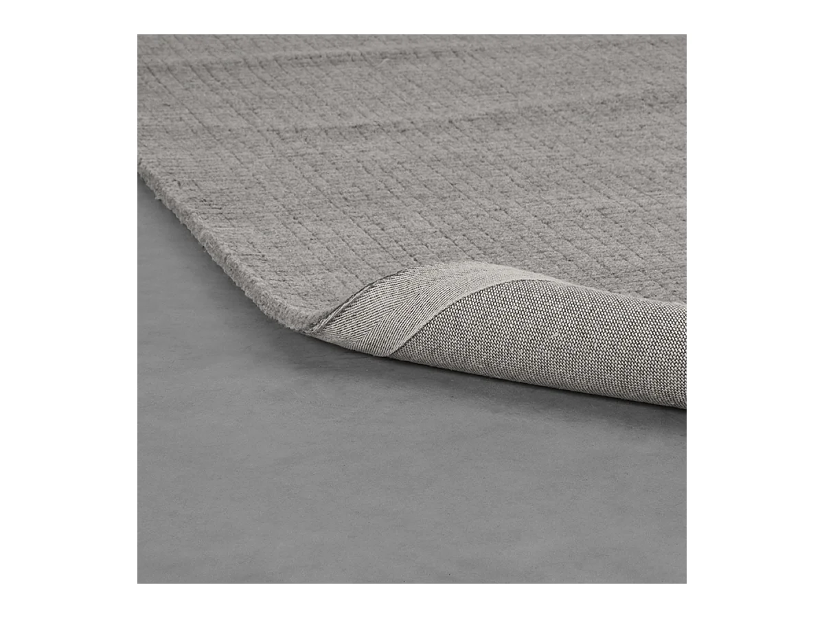 Vloerkleden Wolly - Grijs - Wol - 160x230cm