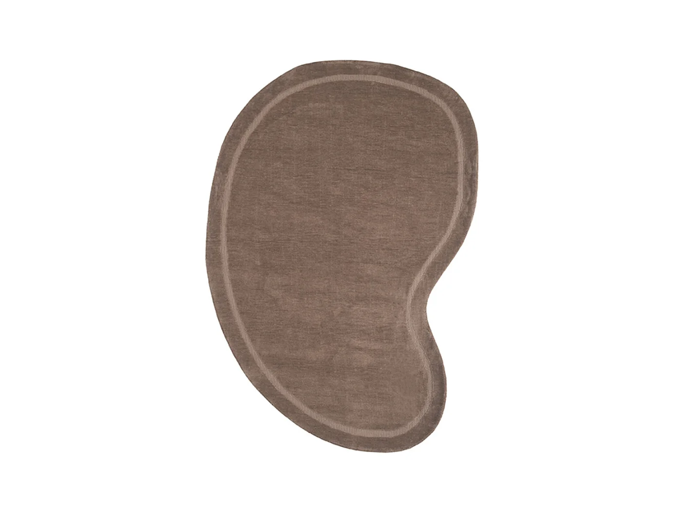 Vloerkleden Mody - Taupe - Synthetisch - 160x230 cm