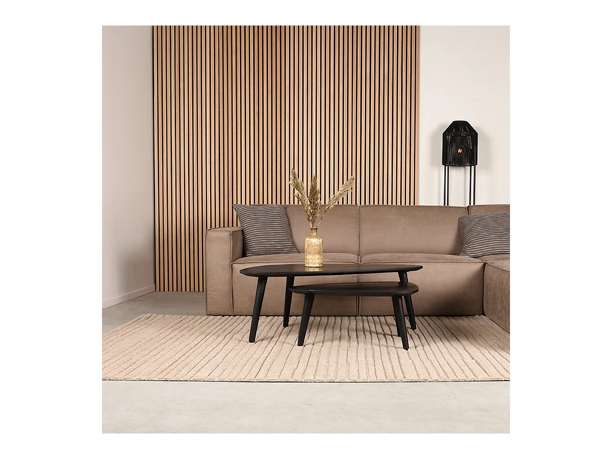 Vloerkleden Luxy - Taupe - Synthetisch - 160x230 cm