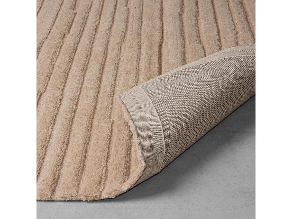 Tapis Luxy - Taupe - Synthétique - 160x230 cm