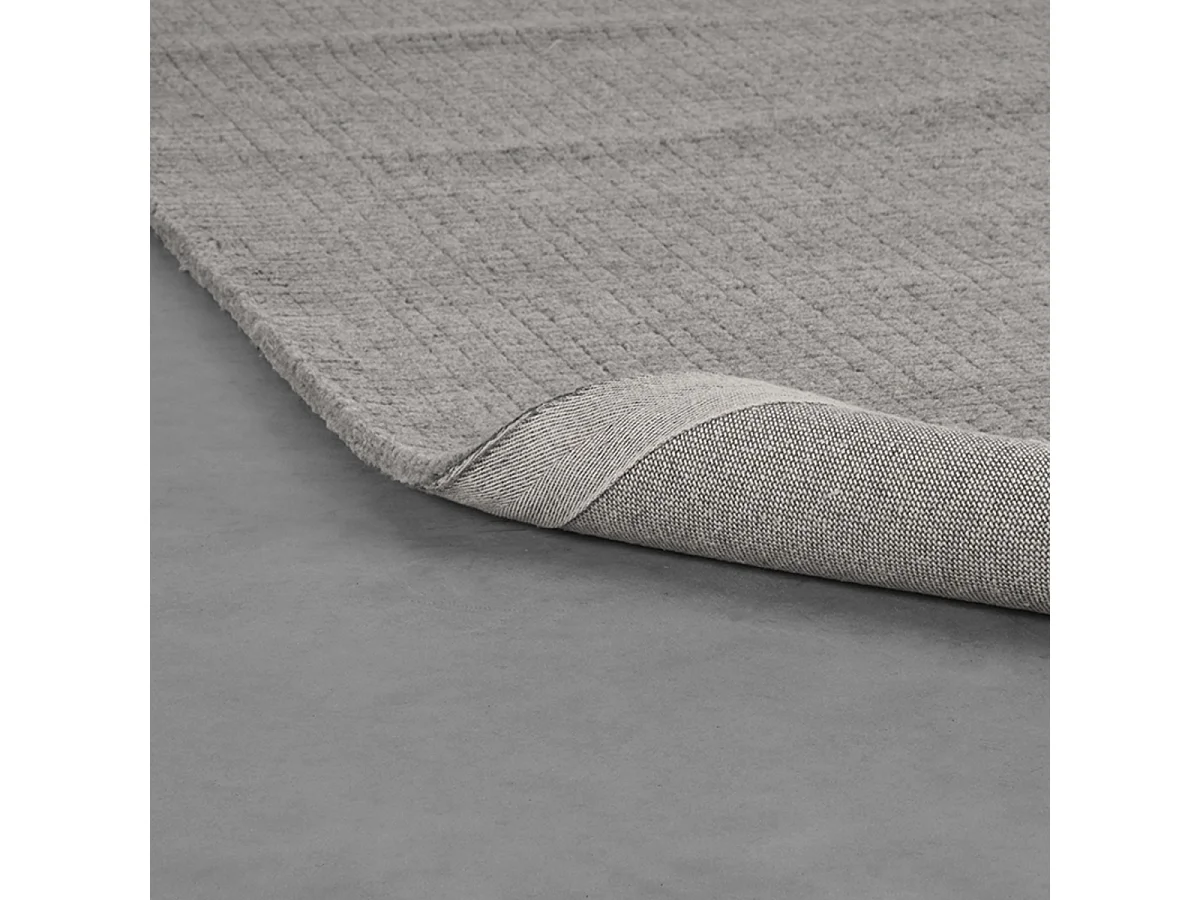 Tapis Wolly - Gris - Laine - 200x300cm