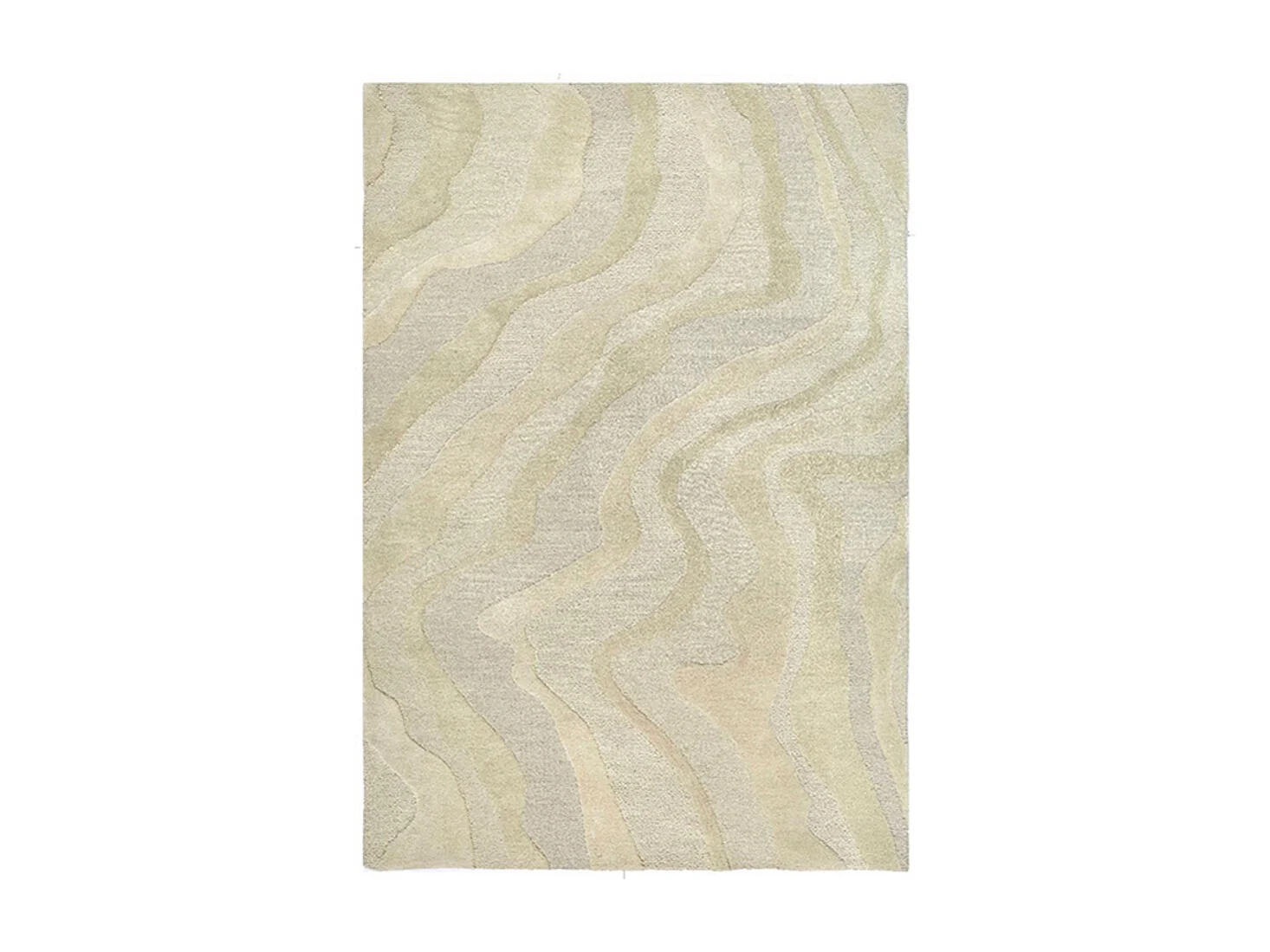 Vloerkleden Mosa - Zand - Wol - 200x300 cm