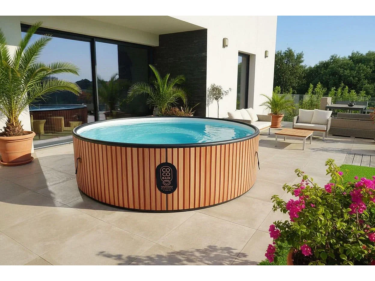 Coco Bain Zwembad Copacabanna - Bovengronds Zwembad Ø 250 cm - Realistische Houtlook