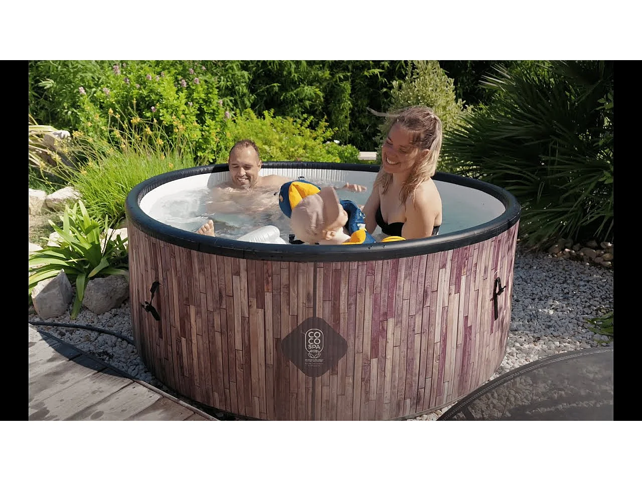 Coco Bain Zwembad St Tropez - Bovengronds Zwembad Ø 180 cm - 1200 liter - Houtlook