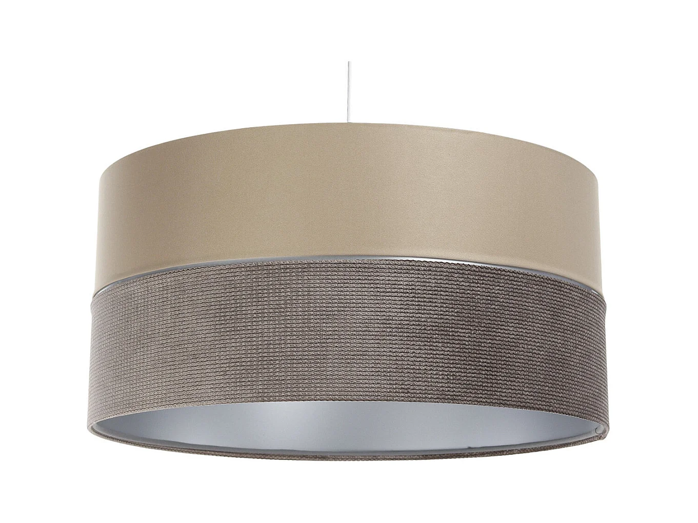 Hängeleuchte Twist Duo Beige Ø50cm