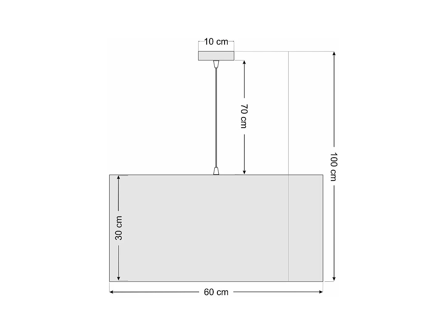 Suspension Twist Classic Ø60cm