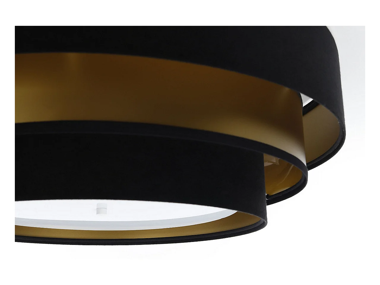 Plafonnier Triniti Ø60cm, diffuseur blanc opale