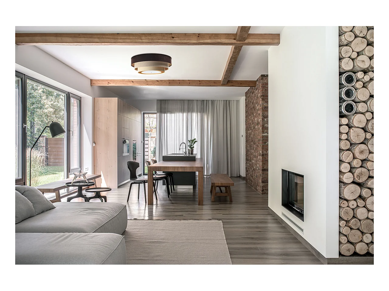 Deckenleuchte Triniti Velour Dimmbar