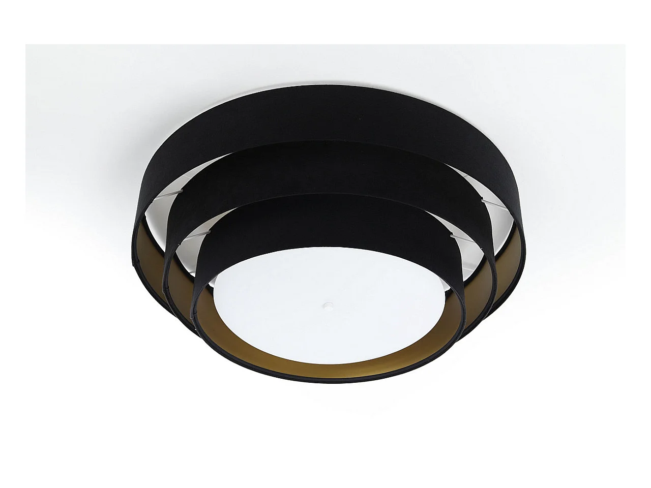 Deckenleuchte Triniti Velour Schwarz