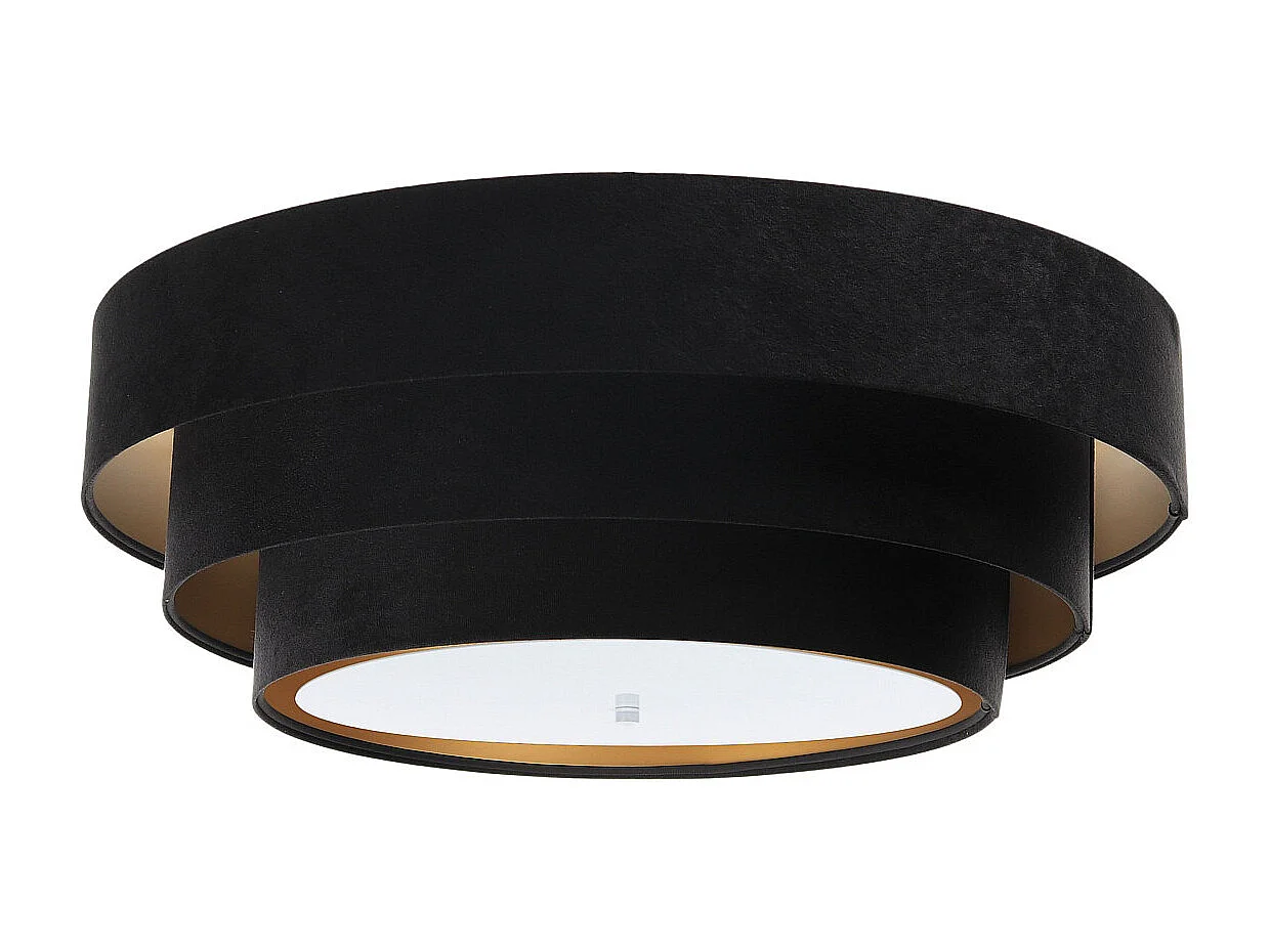 Plafonnier Triniti Velour Noir