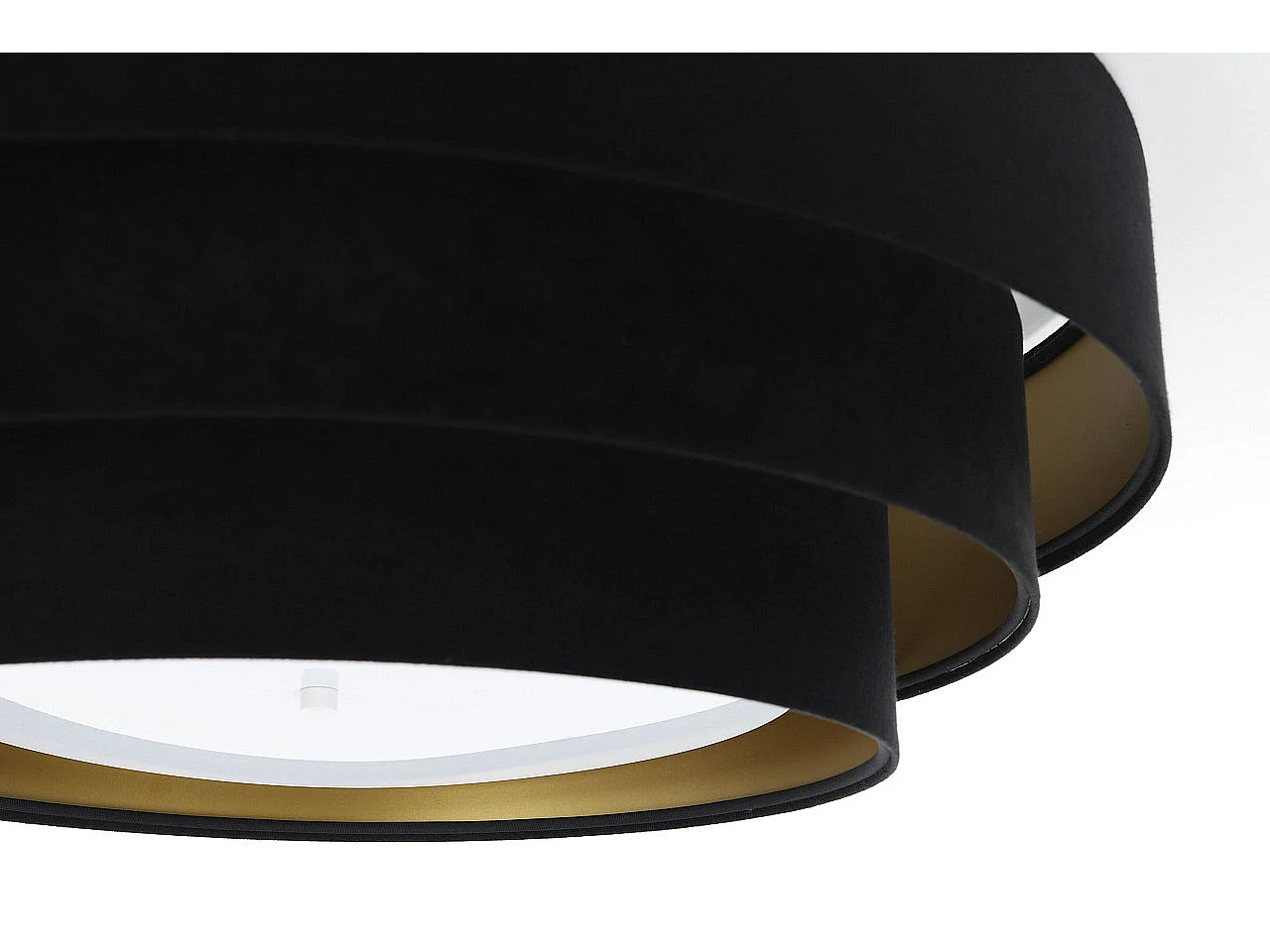 Plafonnier Triniti Velour Noir
