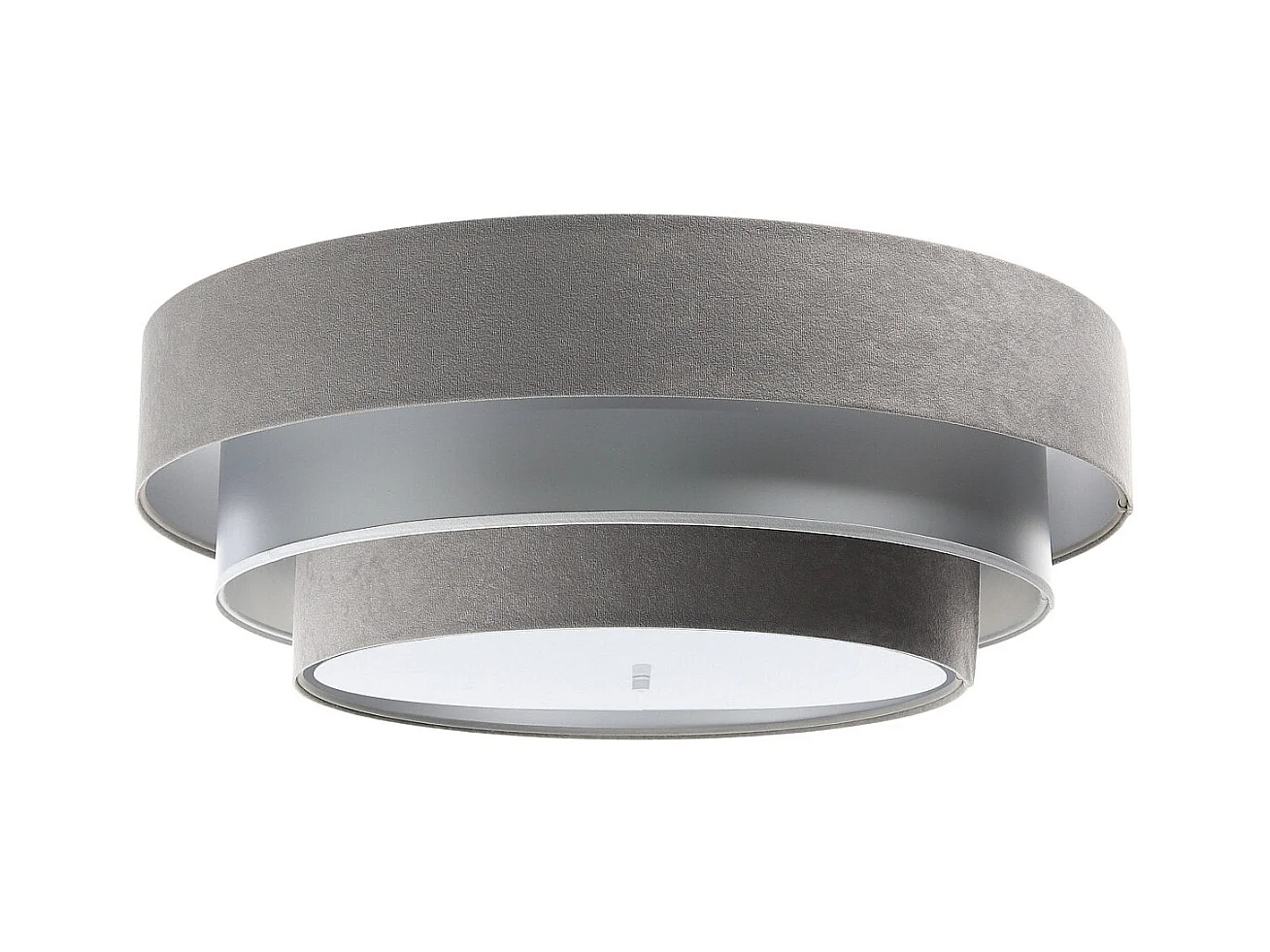 Plafonnier Triniti Ø60cm, diffuseur blanc opale