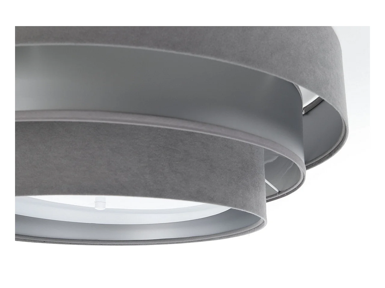 Plafonnier Triniti Ø60cm, diffuseur blanc opale