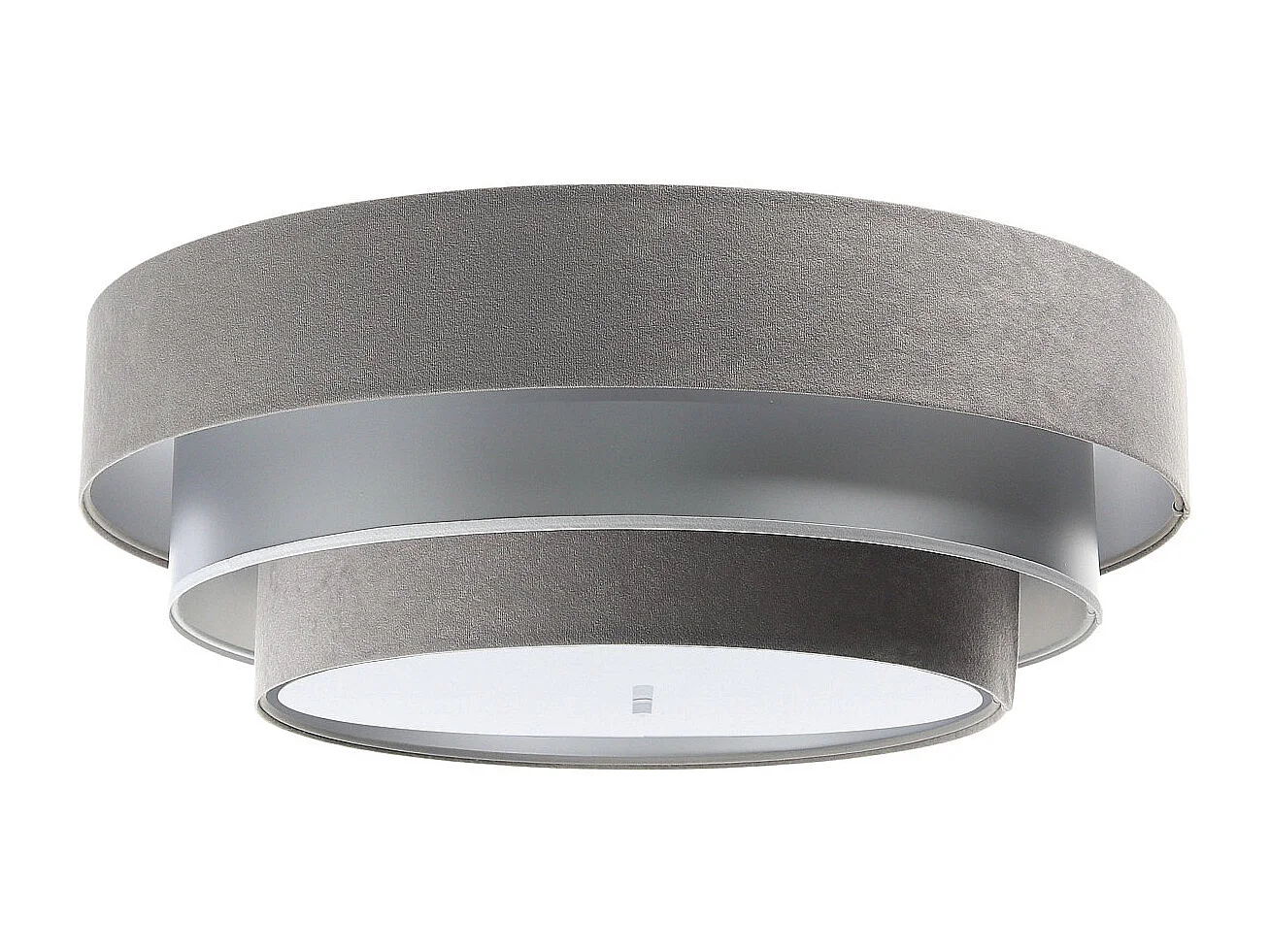 Plafonnier Triniti Ø60cm, diffuseur blanc opale