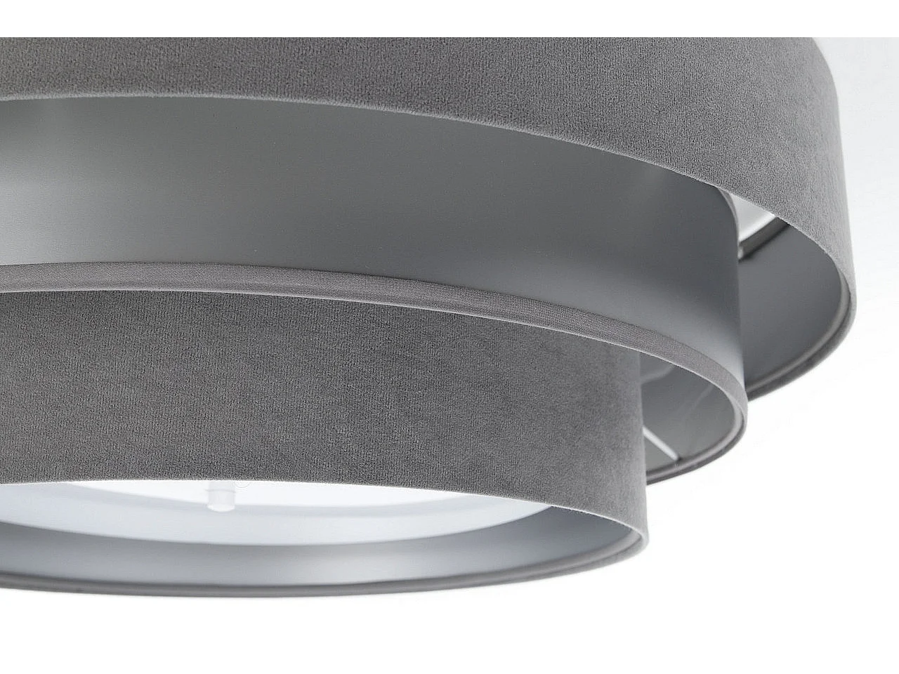 Plafonnier Triniti Ø60cm, diffuseur blanc opale