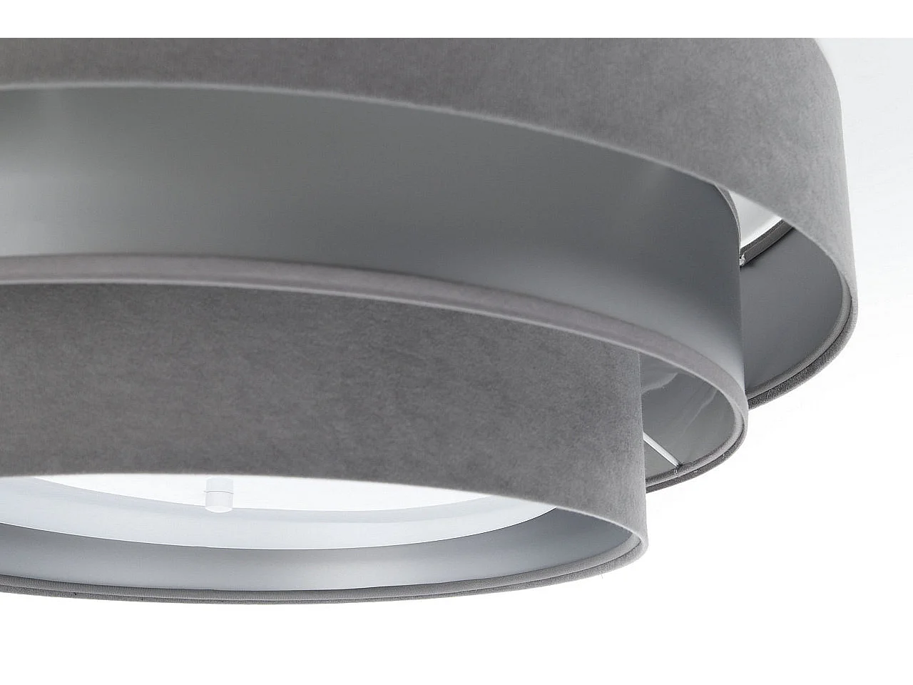 Plafonnier Triniti Ø60cm, diffuseur blanc opale