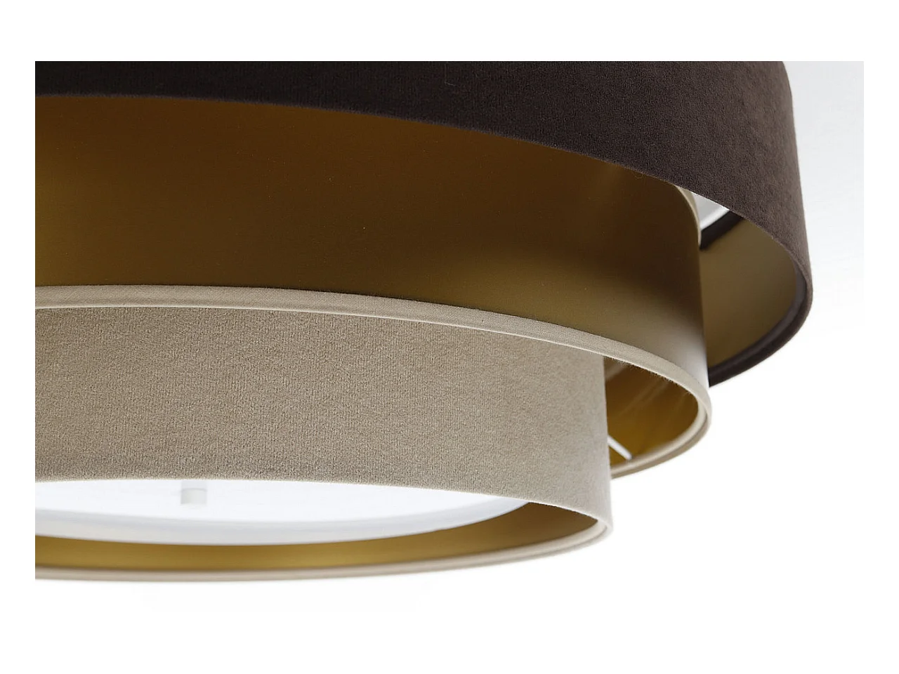 Plafonnier Triniti Ø60cm, diffuseur blanc opale