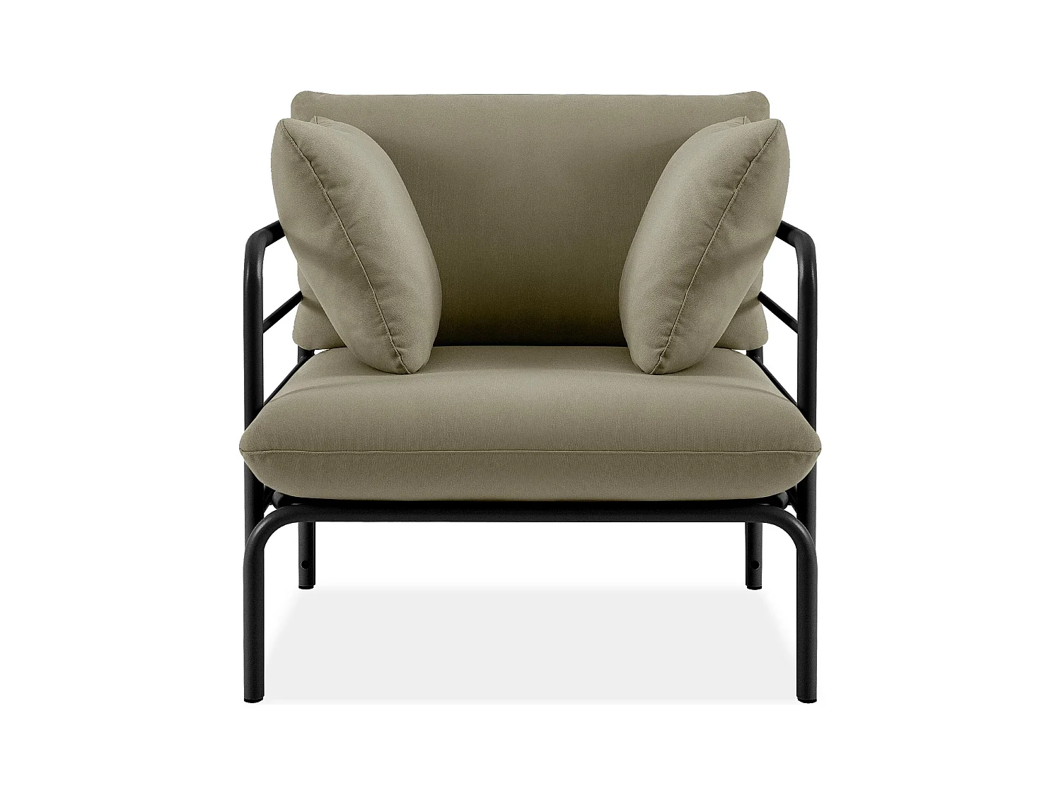 Ensemble de jardin RAMBE anthracite et beige, dimensions 150x80x80 cm, style élégant