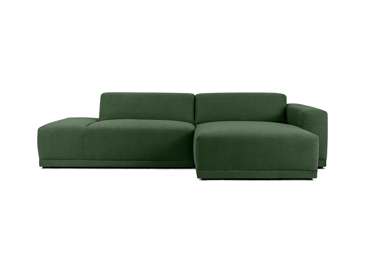 Ecksofa rechts - 3-Sitzer - MUDI - Grün