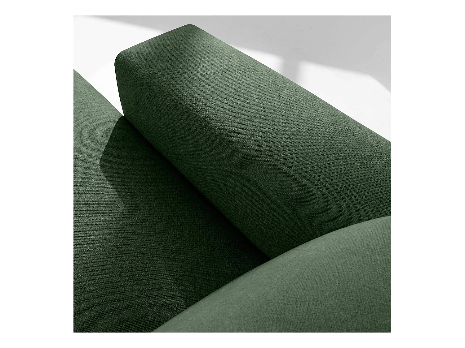 Ecksofa rechts - 3-Sitzer - MUDI - Grün