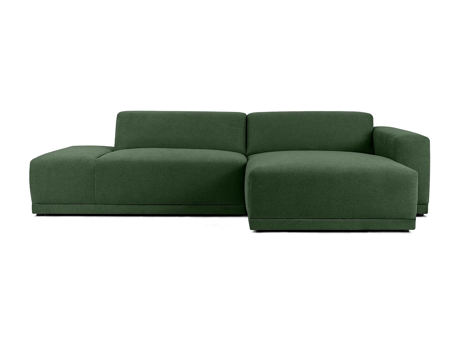 Ecksofa rechts - 3-Sitzer - MUDI - Grün