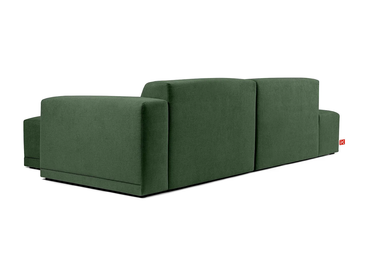 Ecksofa rechts - 3-Sitzer - MUDI - Grün