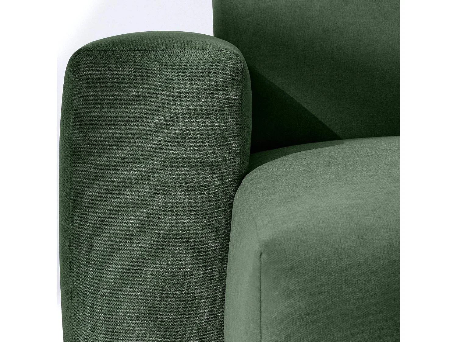 Ecksofa rechts - 3-Sitzer - MUDI - Grün