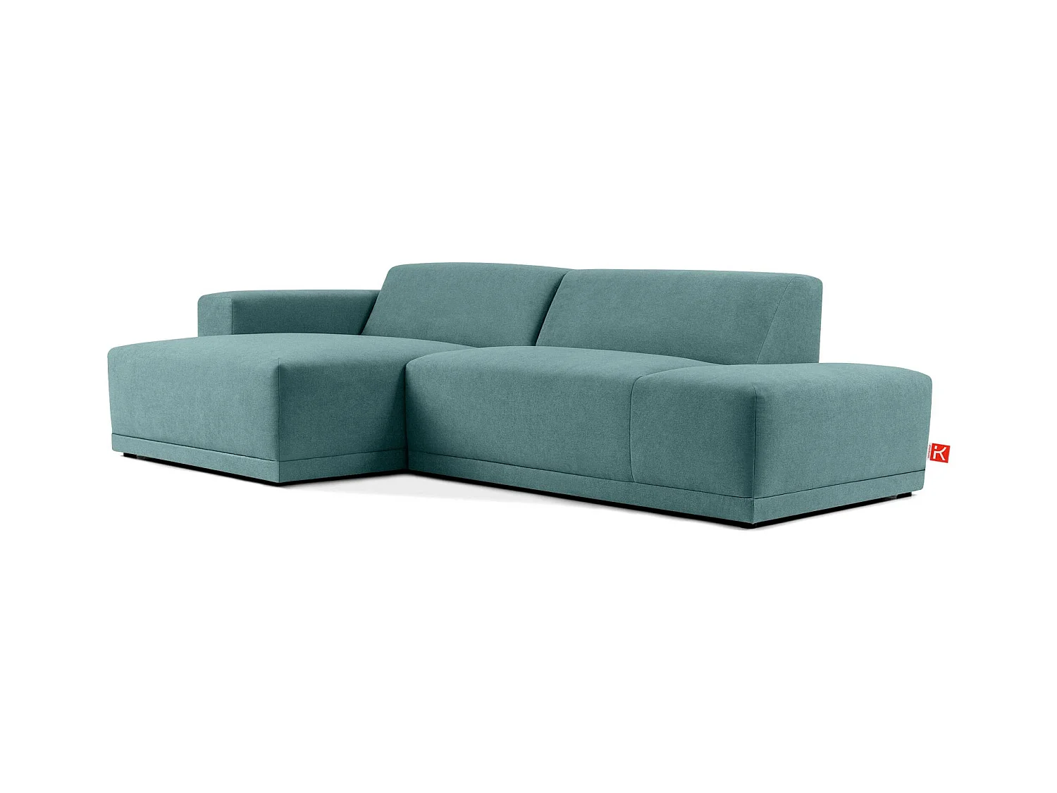 Ecksofa links - 3-Sitzer - MUDI - Hellblau