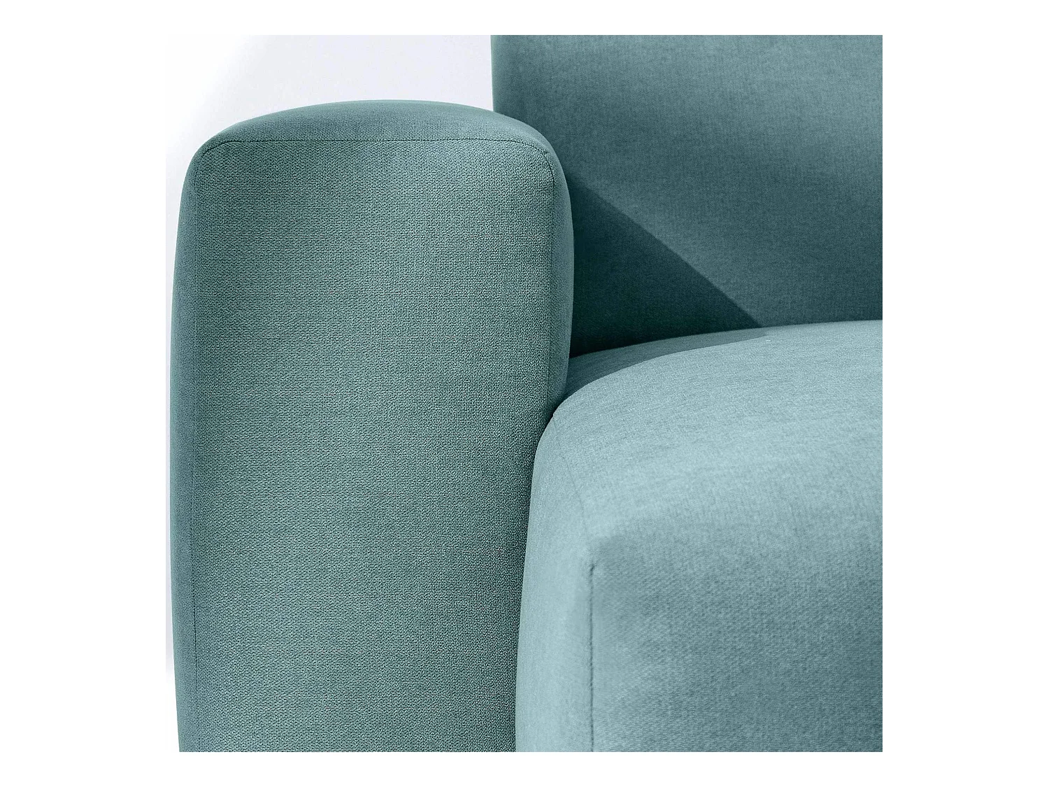 Ecksofa links - 3-Sitzer - MUDI - Hellblau